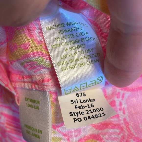 Lilly Pulitzer Sarasota Tunic Dress Linen - Picture 6 of 9